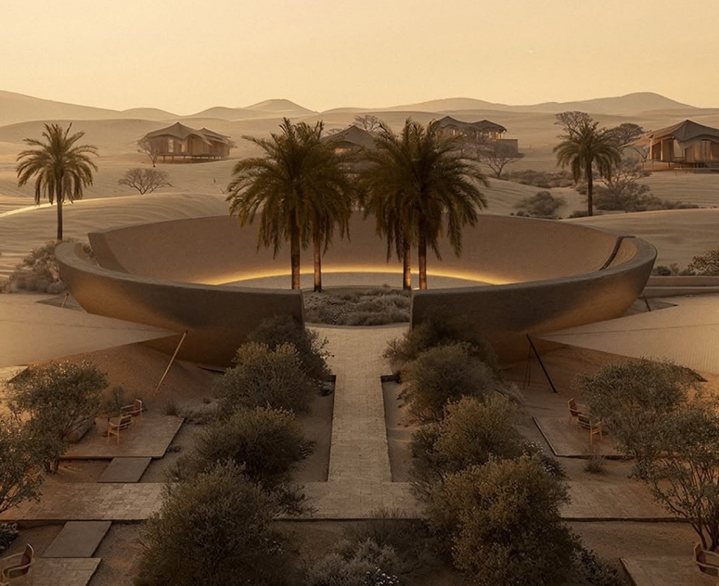 The Malkai Oman, rendering of new hotel