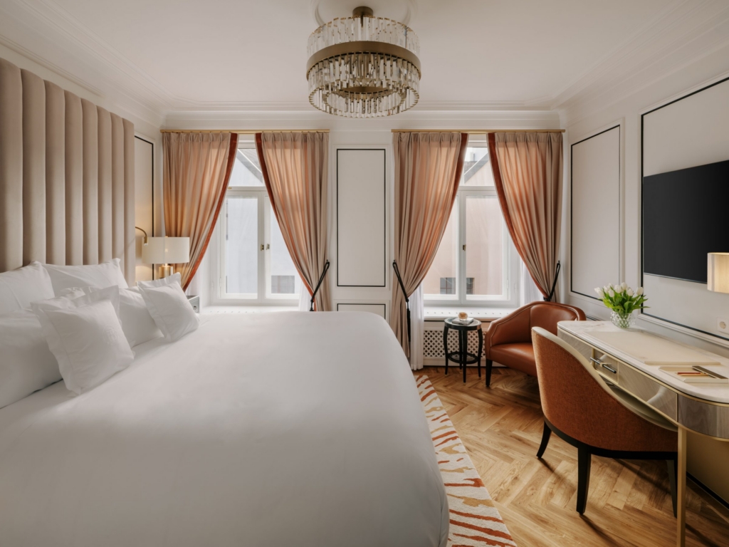 View of the rooms at The Burman in Tallinn, Estonia